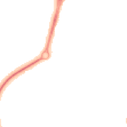 Night-time road noise heatmap for TF4 2SW