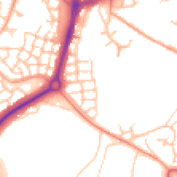 Daytime road noise heatmap for TF4 2SX
