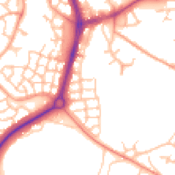 Daytime road noise heatmap for TF4 2TD
