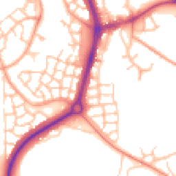 Daytime road noise heatmap for TF4 2TF