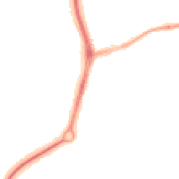 Night-time road noise heatmap for TF4 2TJ