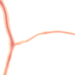 Night-time road noise heatmap for TF4 2TQ