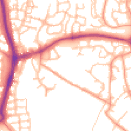 Daytime road noise heatmap for TF4 2TR