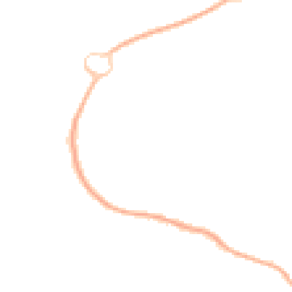 Night-time road noise heatmap for TF4 3AL