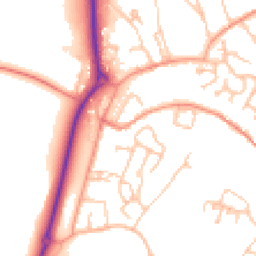 Daytime road noise heatmap for TF4 3BL