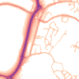 Daytime road noise heatmap for TF4 3BU
