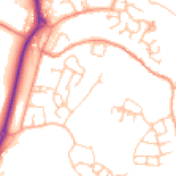 Daytime road noise heatmap for TF4 3FQ