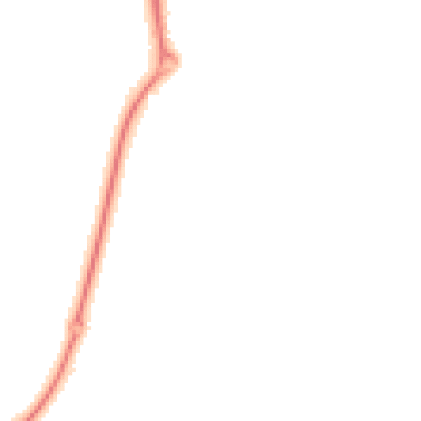Night-time road noise heatmap for TF4 3FT