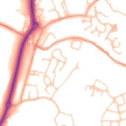 Daytime road noise heatmap for TF4 3FX