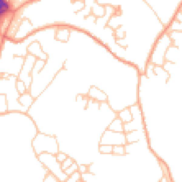Daytime road noise heatmap for TF4 3GT