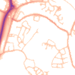 Daytime road noise heatmap for TF4 3GW