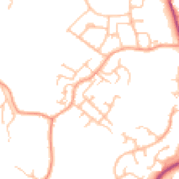 Daytime road noise heatmap for TF4 3HJ