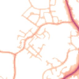 Daytime road noise heatmap for TF4 3HQ
