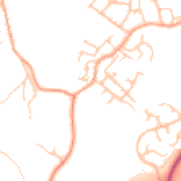 Daytime road noise heatmap for TF4 3JB