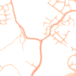 Daytime road noise heatmap for TF4 3JE