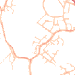 Daytime road noise heatmap for TF4 3JG