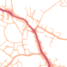 Daytime road noise heatmap for TF4 3LD