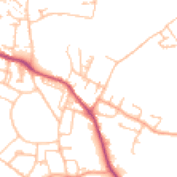 Daytime road noise heatmap for TF4 3NW