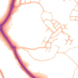Daytime road noise heatmap for TF4 3NX