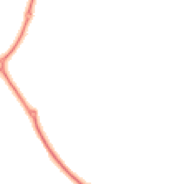 Night-time road noise heatmap for TF4 3NX