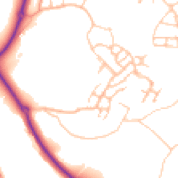 Daytime road noise heatmap for TF4 3NY