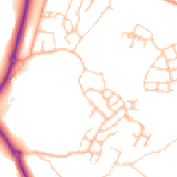 Daytime road noise heatmap for TF4 3QP