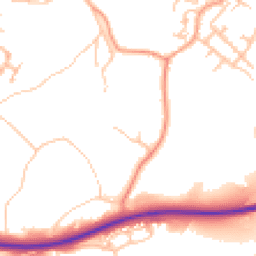 Daytime road noise heatmap for TF4 3QX
