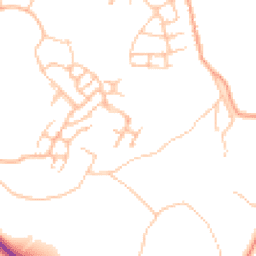 Daytime road noise heatmap for TF4 3QZ