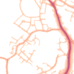 Daytime road noise heatmap for TF4 3RN