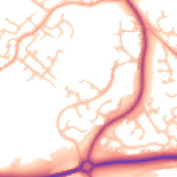 Daytime road noise heatmap for TF4 3SS
