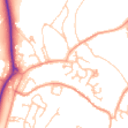 Daytime road noise heatmap for TF4 3UA