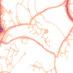 Daytime road noise heatmap for TF4 3UE