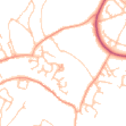 Daytime road noise heatmap for TF4 3UN