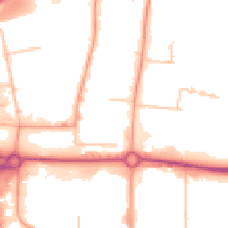 Daytime road noise heatmap for TF7 4AP