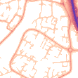 Daytime road noise heatmap for TF7 4AX