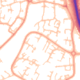 Daytime road noise heatmap for TF7 4BA