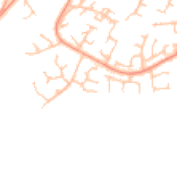 Daytime road noise heatmap for TF7 4BE