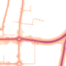 Daytime road noise heatmap for TF7 4BF