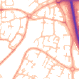 Daytime road noise heatmap for TF7 4BY