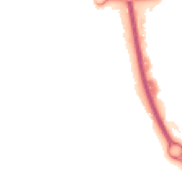 Night-time road noise heatmap for TF7 4DA