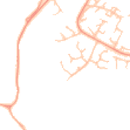 Daytime road noise heatmap for TF7 4EJ