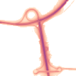 Night-time road noise heatmap for TF7 4GD