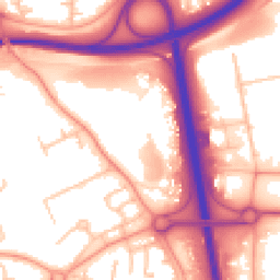 Daytime road noise heatmap for TF7 4GG