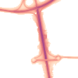 Night-time road noise heatmap for TF7 4GP