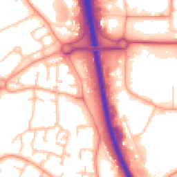 Daytime road noise heatmap for TF7 4LU