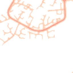 Daytime road noise heatmap for TF7 4QB