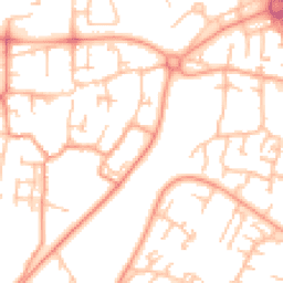 Daytime road noise heatmap for TF7 5DZ