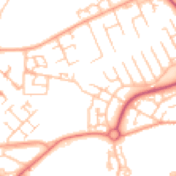 Daytime road noise heatmap for TF7 5FG