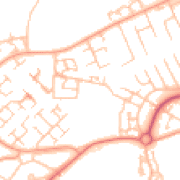 Daytime road noise heatmap for TF7 5GA