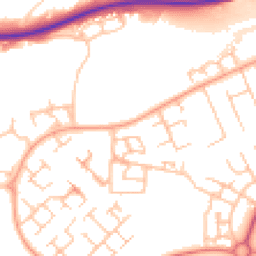 Daytime road noise heatmap for TF7 5GD